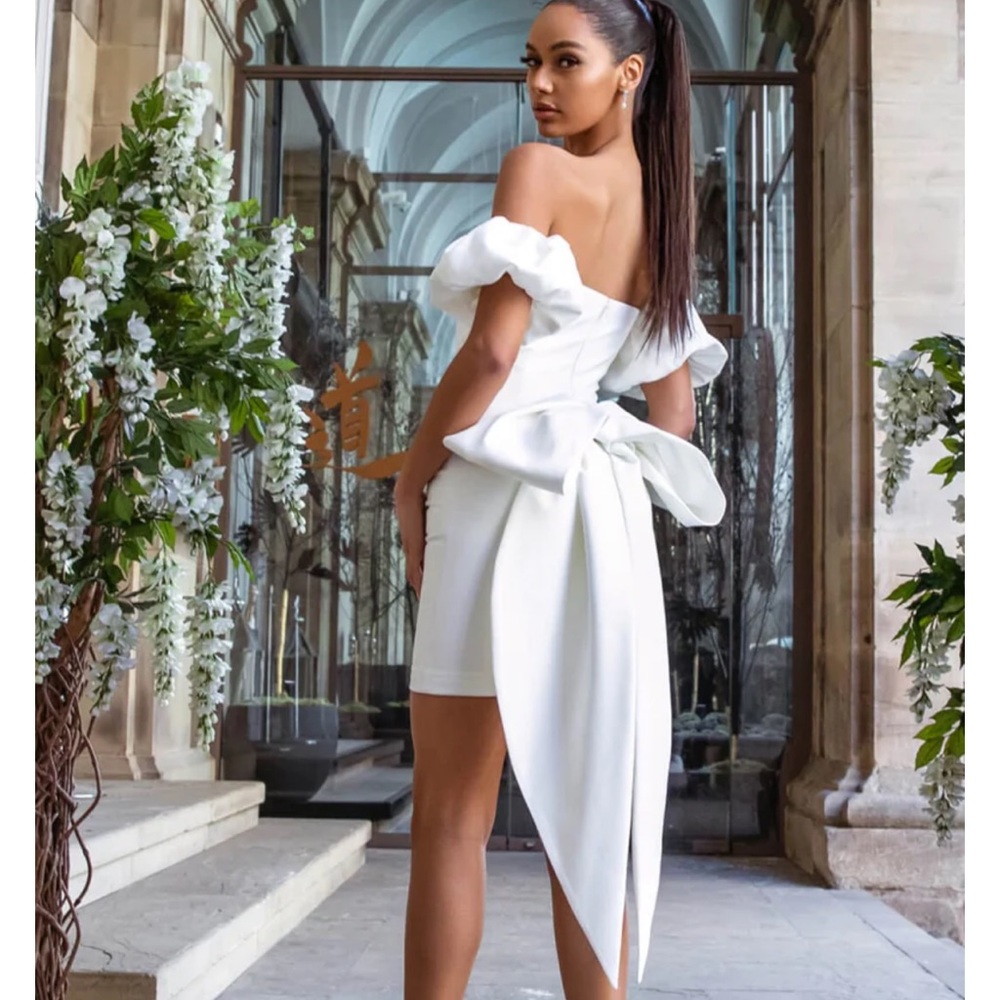 Nadine Merabi EMILIEE WHITE DRESS